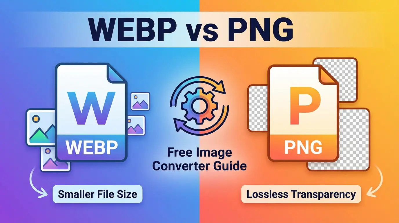 WEBP vs PNG: Which is Better? Free Image Converter Guide