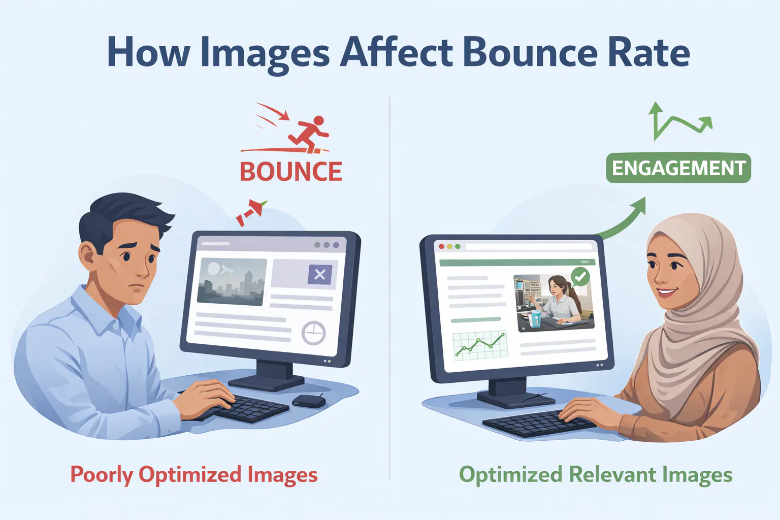 How Images Affect Bounce Rate & Improve Website Engagement