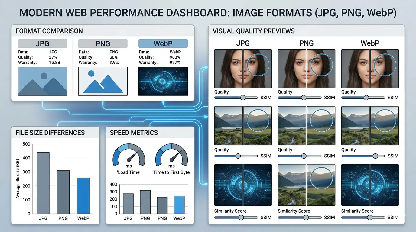 JPG vs PNG vs WebP: Best Image Format for Websites