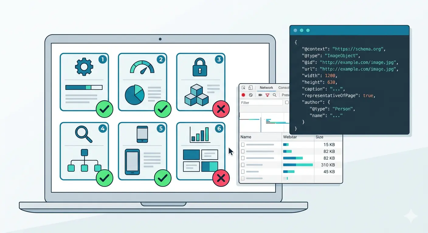 Image SEO Checklist for Developers: Alt Text, Schema, Format and Speed